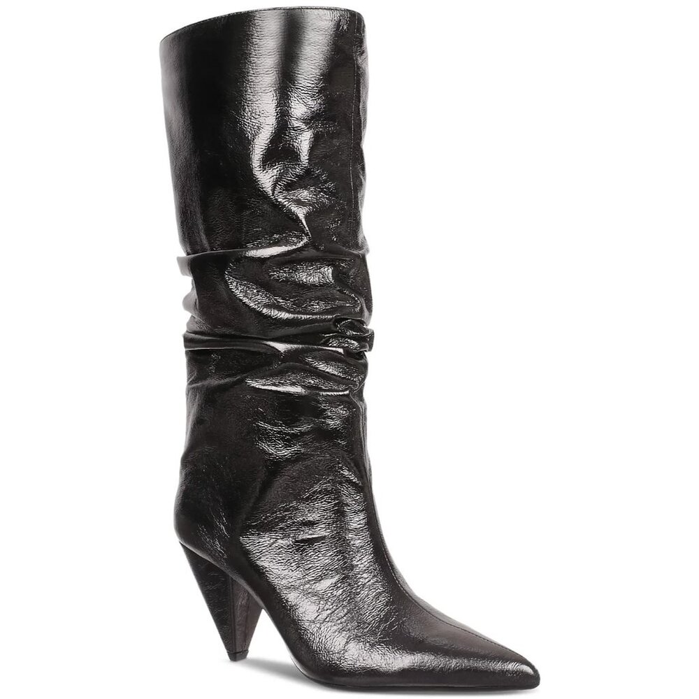 INC International Concepts Womens Diiannaa Slouch Boots 6.5 Pewter MSRP $129
